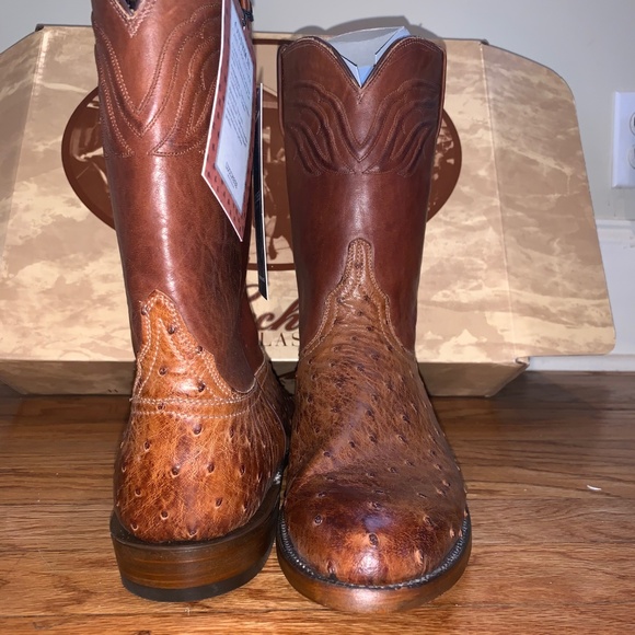 Lucchese Ostrich Ropers - Size 10 D